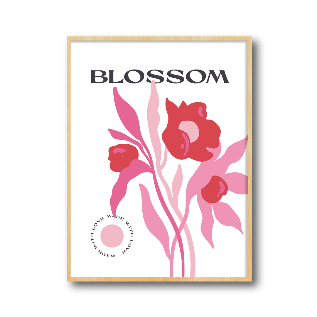 blossom-garden-a  Elegant framed art print in a beautiful frame