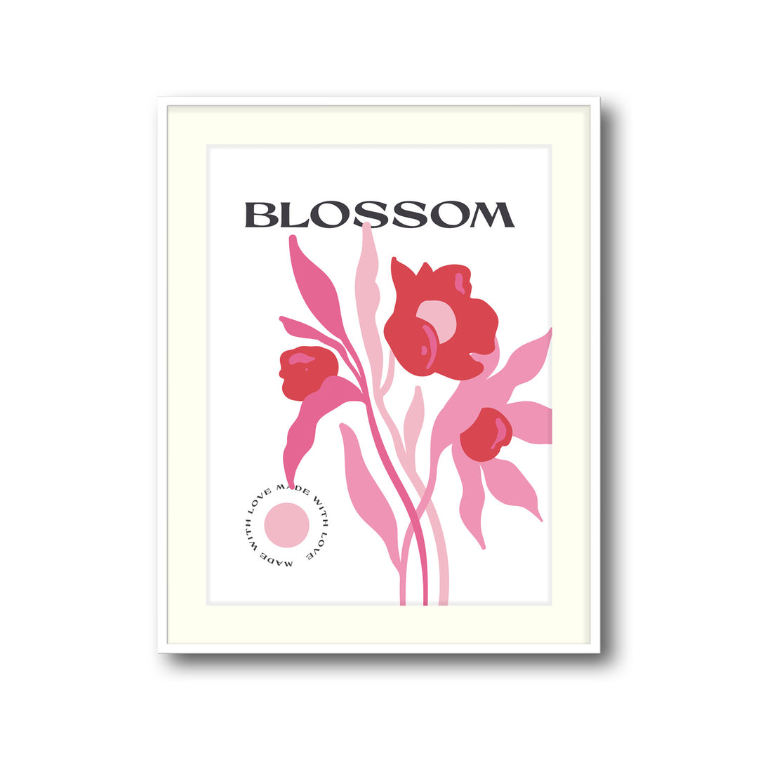 blossom-garden-a  Elegant framed art print in a beautiful frame