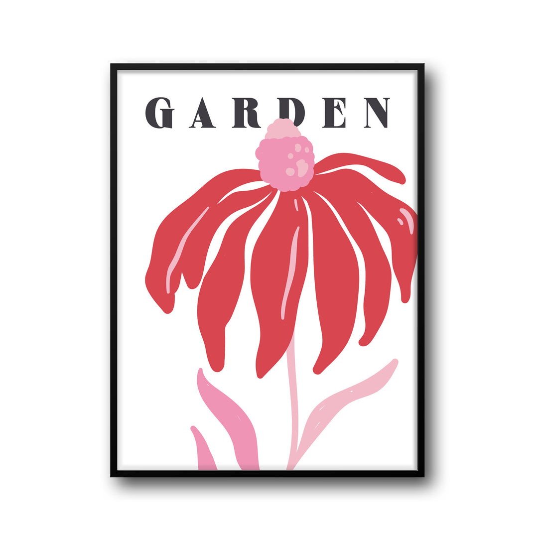 blossom-garden-b  Elegant framed art print in a beautiful frame