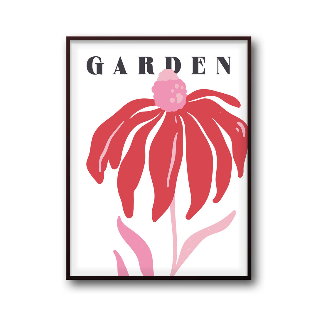 blossom-garden-b  Elegant framed art print in a beautiful frame