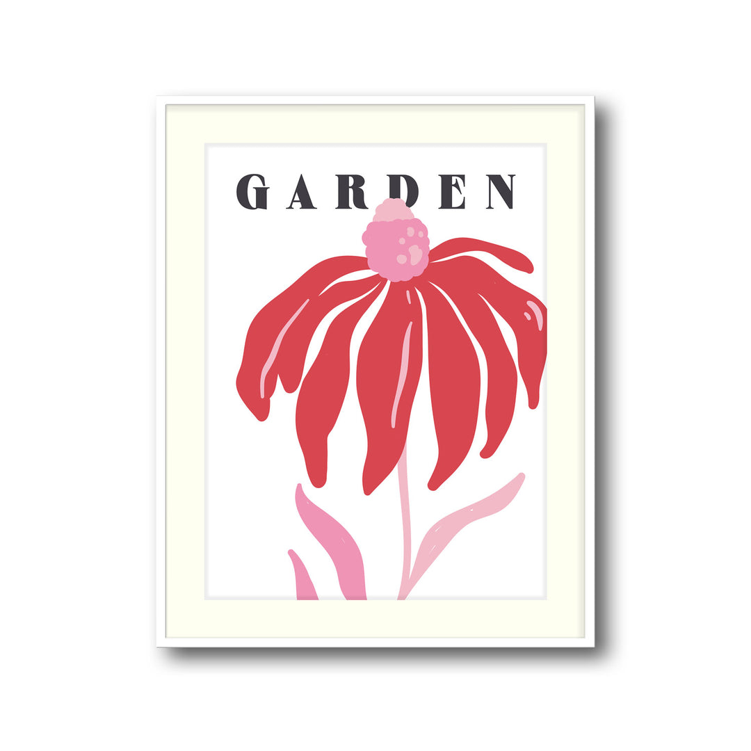 blossom-garden-b  Elegant framed art print in a beautiful frame