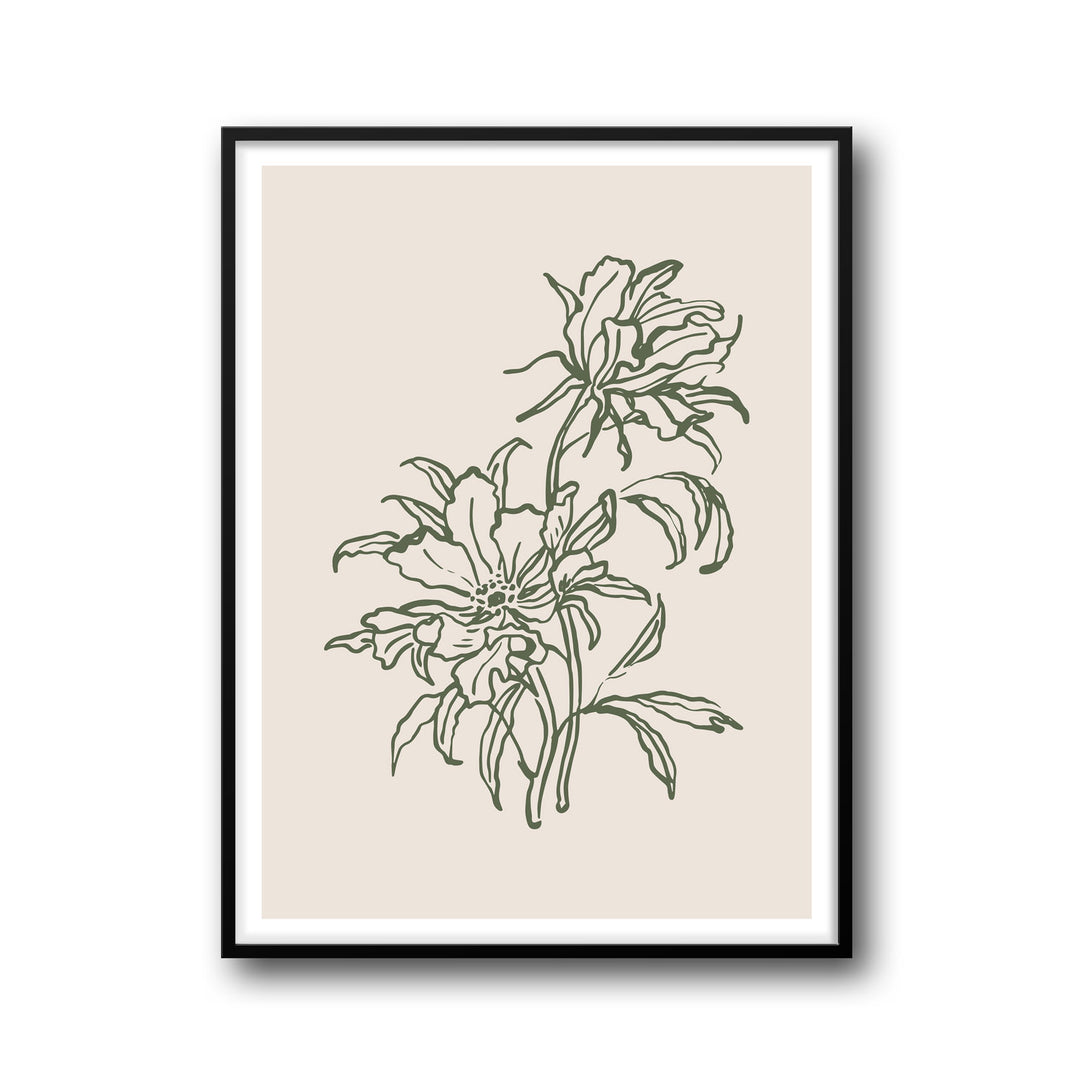 tranquil-petals-c  Elegant framed art print in a beautiful frame