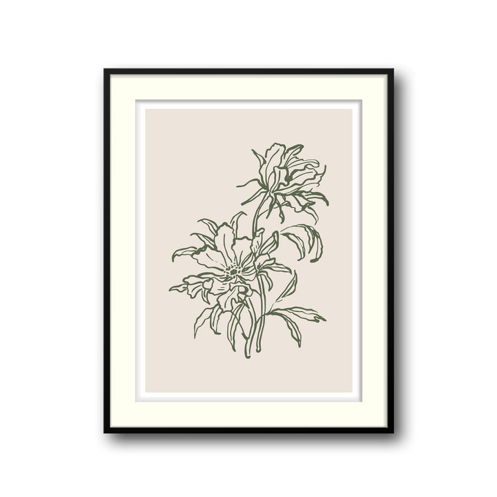 tranquil-petals-c  Elegant framed art print in a beautiful frame