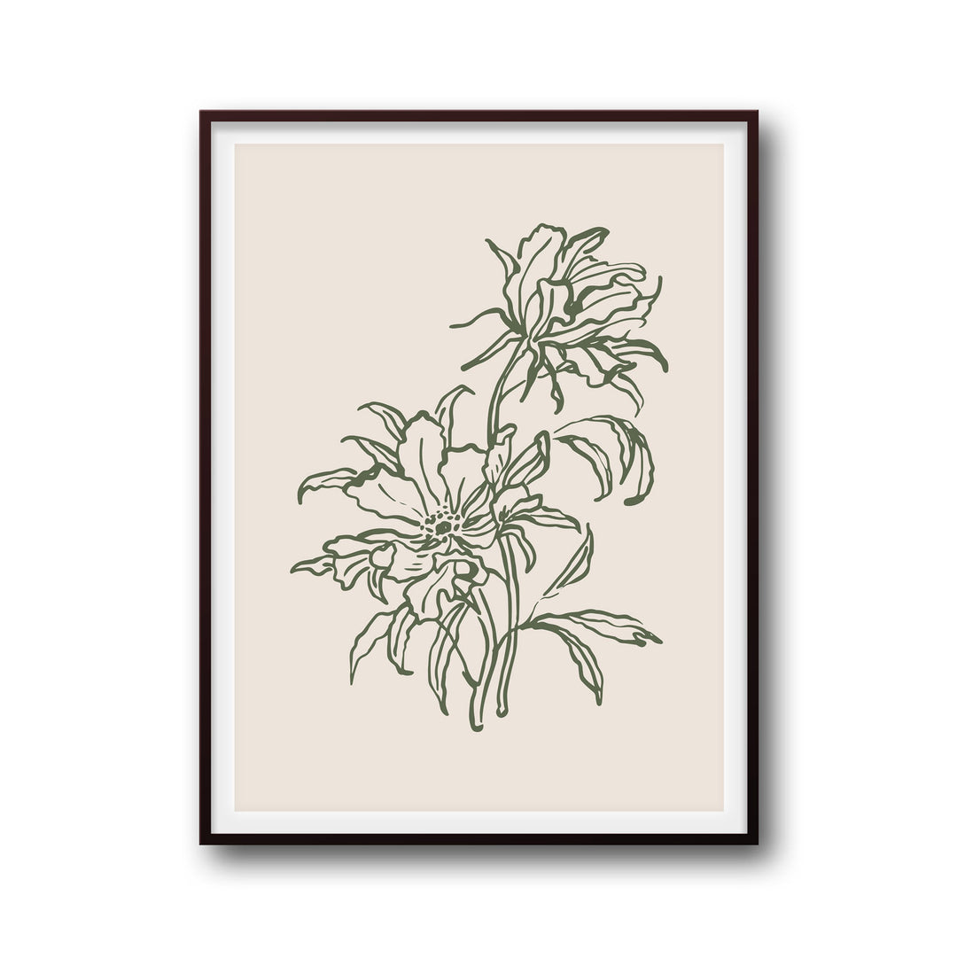 tranquil-petals-c  Elegant framed art print in a beautiful frame