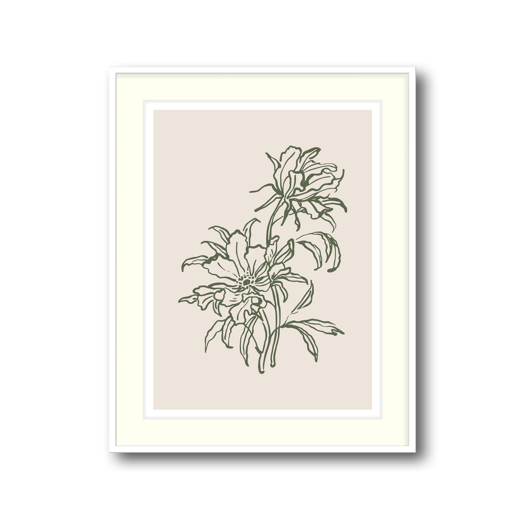 tranquil-petals-c  Elegant framed art print in a beautiful frame