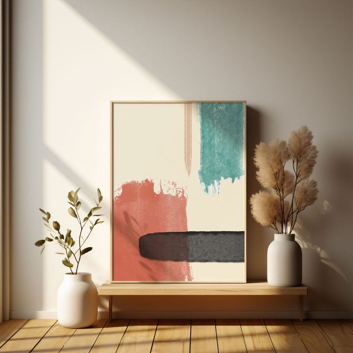 abstract-sunlit-spectrum-b  Elegant framed art print in a beautiful frame