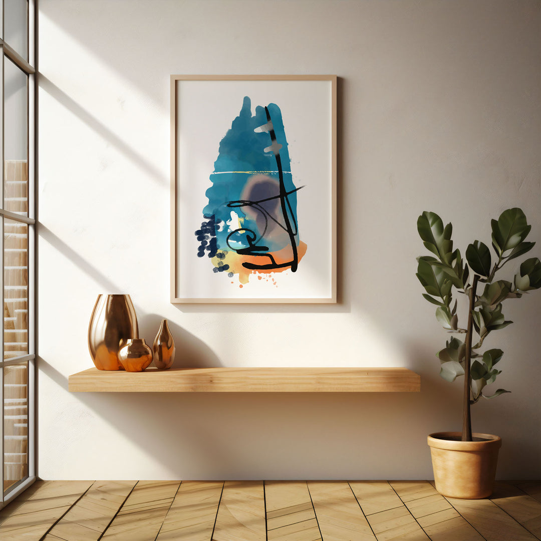 harmonic-convergence-b  Elegant framed art print in a beautiful frame