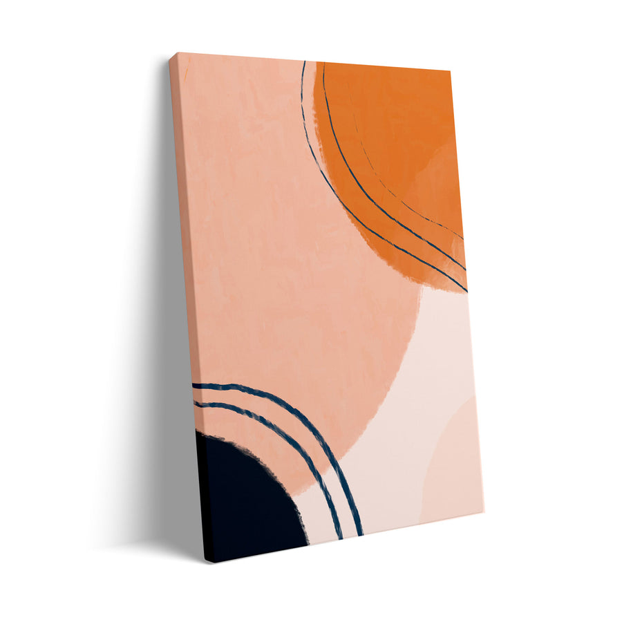 abstract-sunlit-hues-a  Elegant framed art print in a beautiful frame