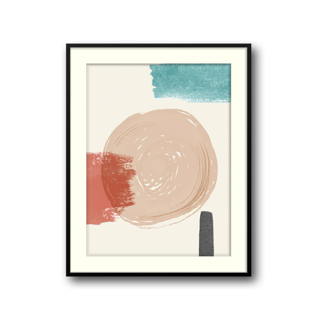 abstract-sunlit-spectrum-c  Elegant framed art print in a beautiful frame