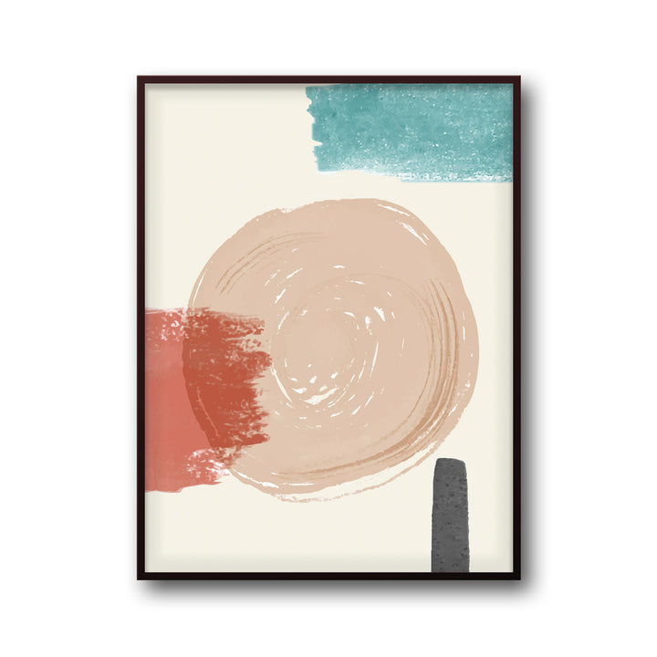 abstract-sunlit-spectrum-c  Elegant framed art print in a beautiful frame