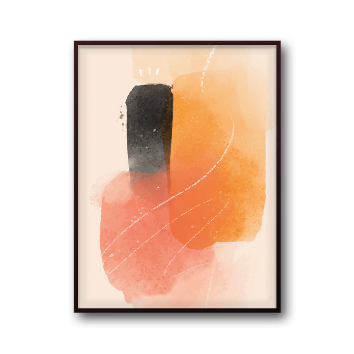 abstract-golden-glow-b  Elegant framed art print in a beautiful frame