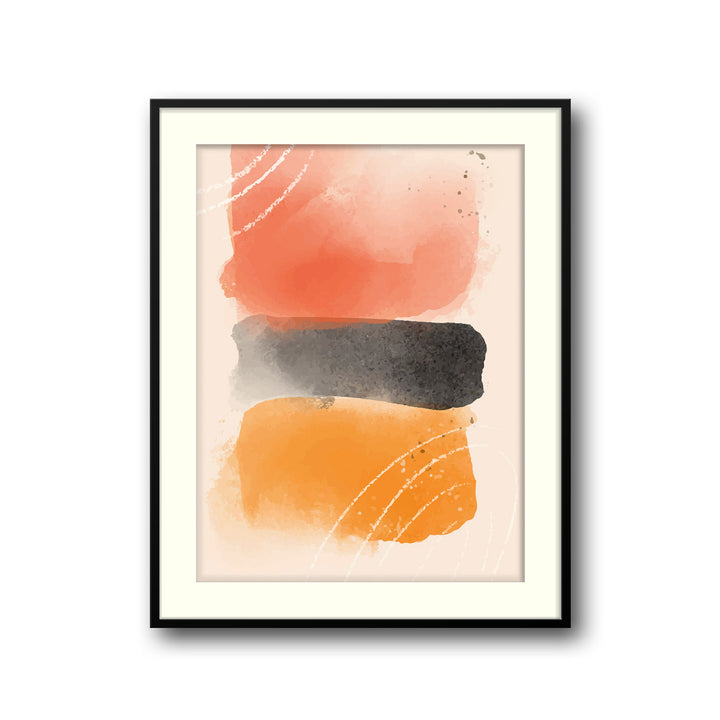 abstract-golden-glow-c  Elegant framed art print in a beautiful frame