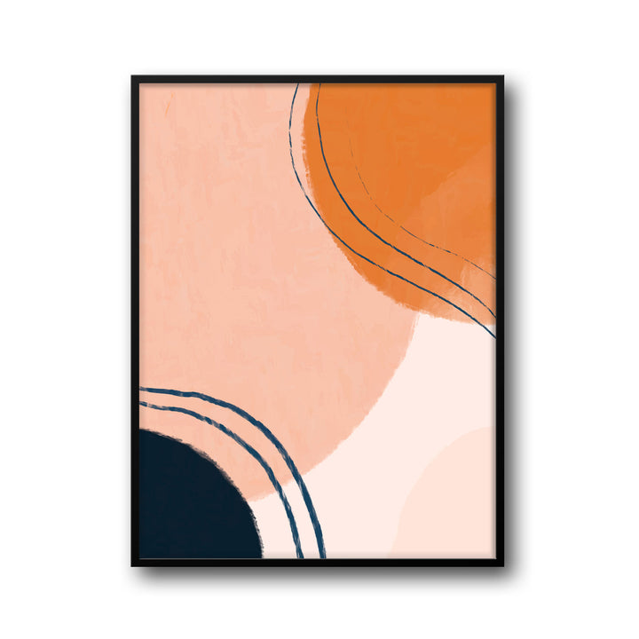 abstract-sunlit-hues-a  Elegant framed art print in a beautiful frame