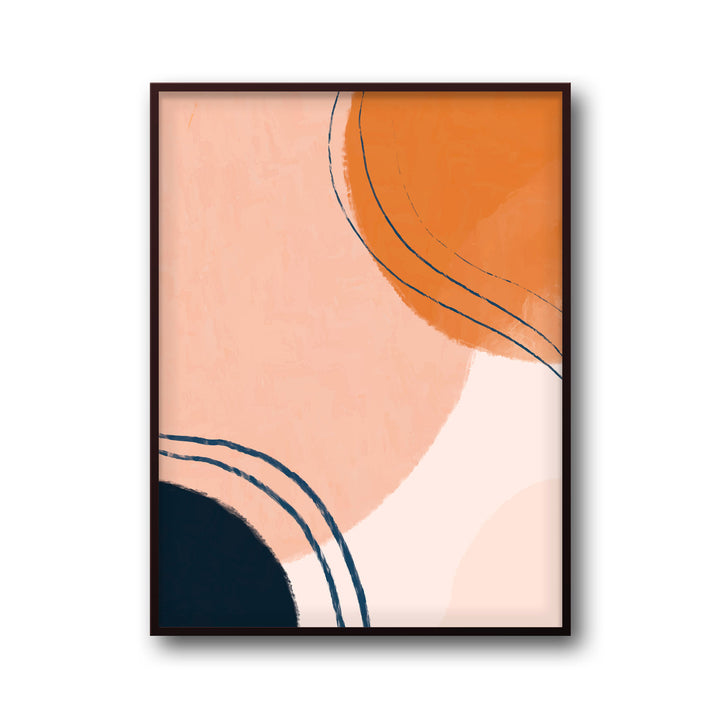 abstract-sunlit-hues-a  Elegant framed art print in a beautiful frame