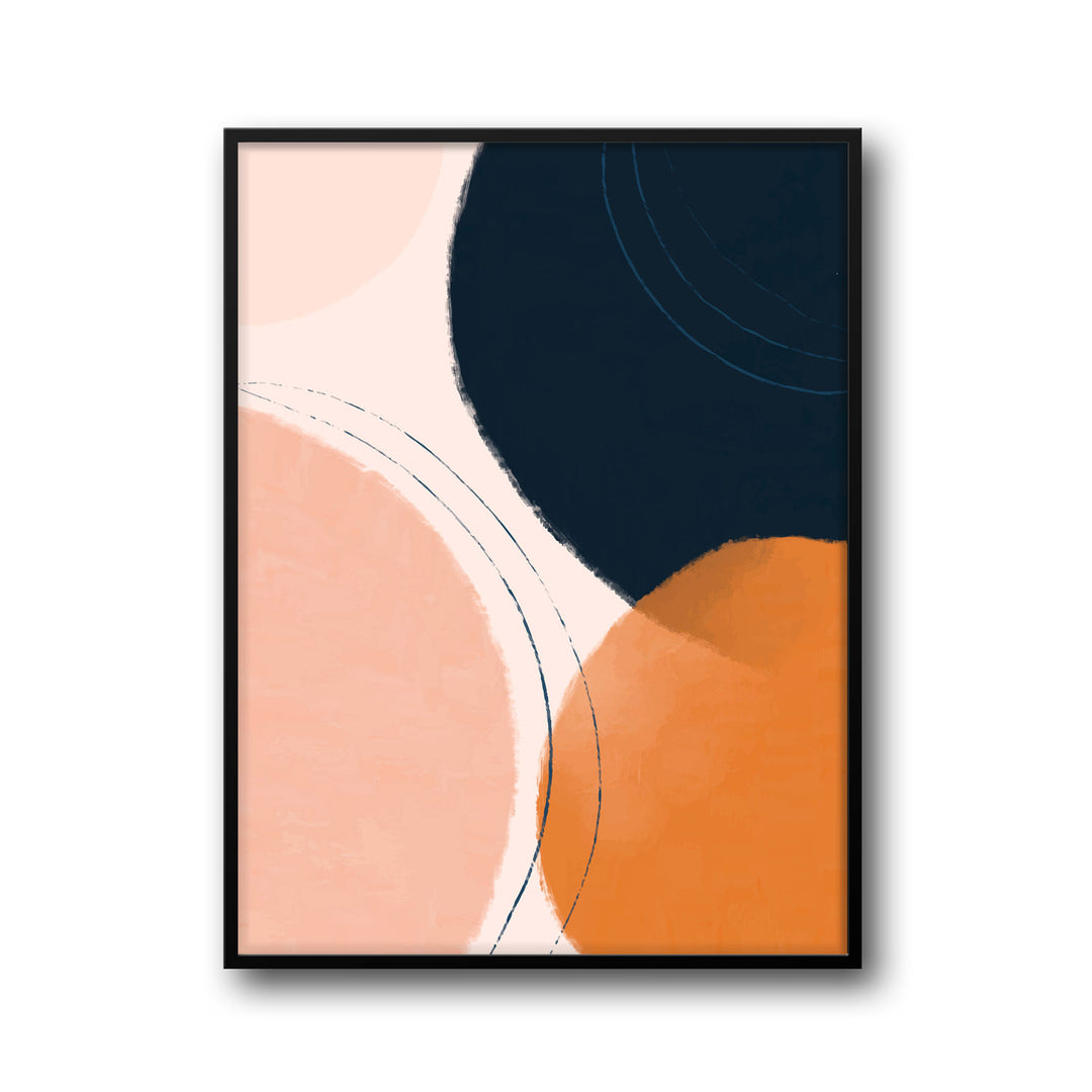 abstract-sunlit-hues-c  Elegant framed art print in a beautiful frame