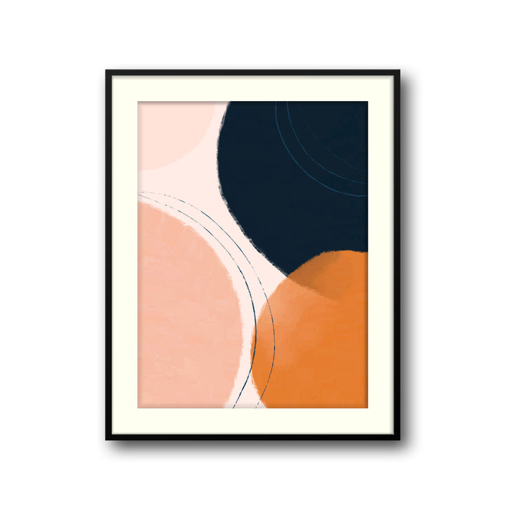 abstract-sunlit-hues-c  Elegant framed art print in a beautiful frame