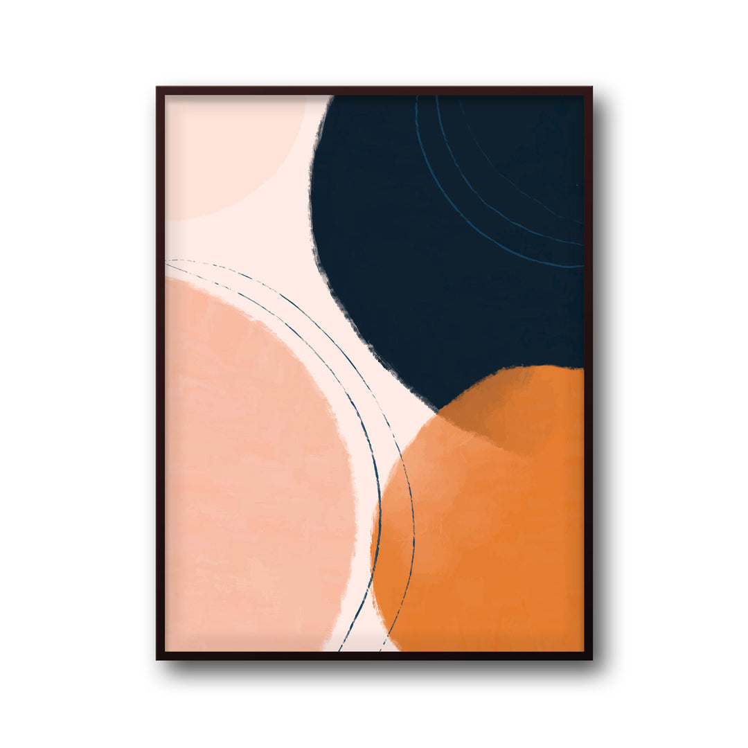 abstract-sunlit-hues-c  Elegant framed art print in a beautiful frame