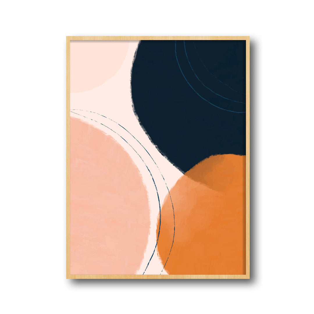 abstract-sunlit-hues-c  Elegant framed art print in a beautiful frame