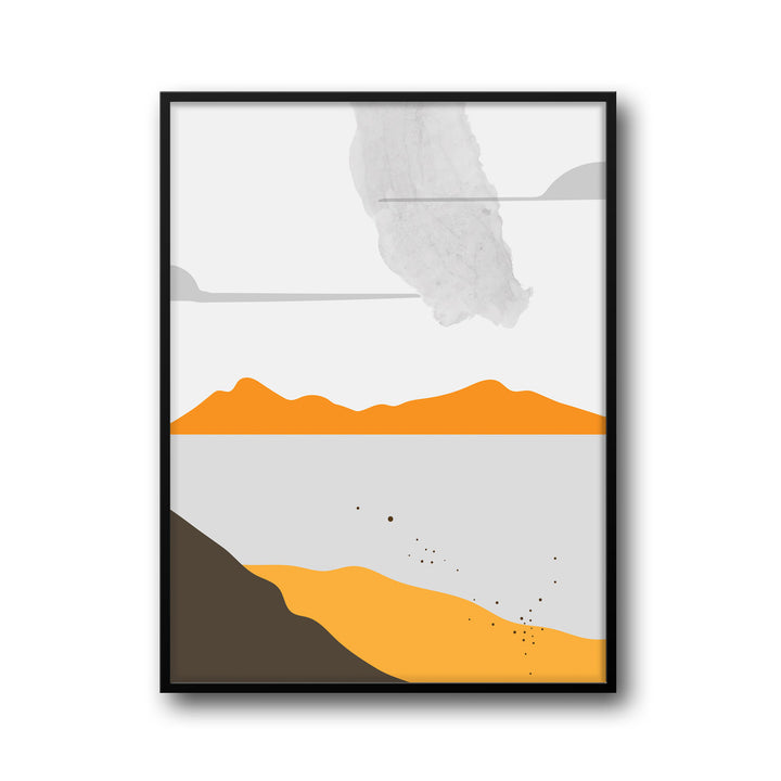 abstract-landscapes-of-gold-a  Elegant framed art print in a beautiful frame