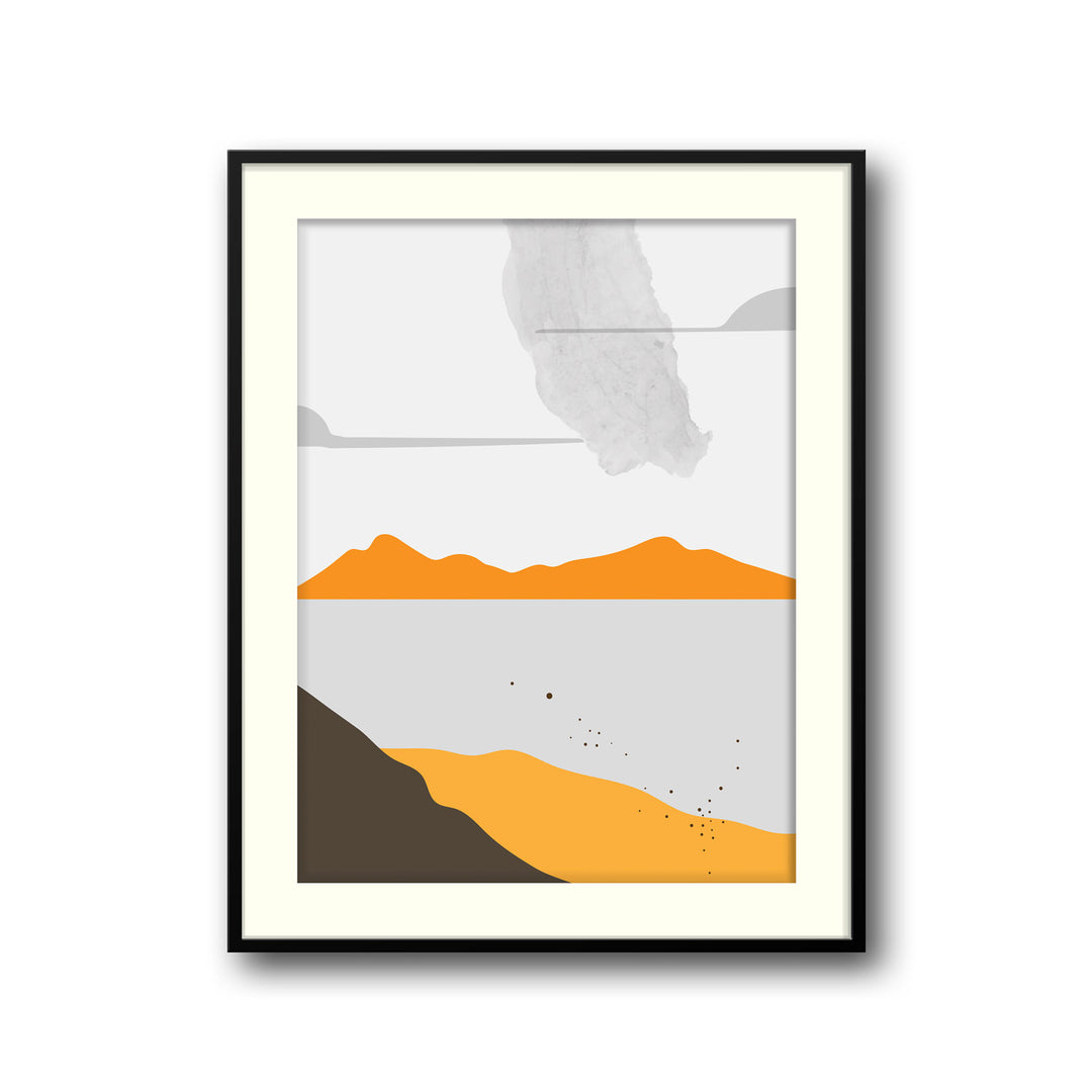 abstract-landscapes-of-gold-a  Elegant framed art print in a beautiful frame