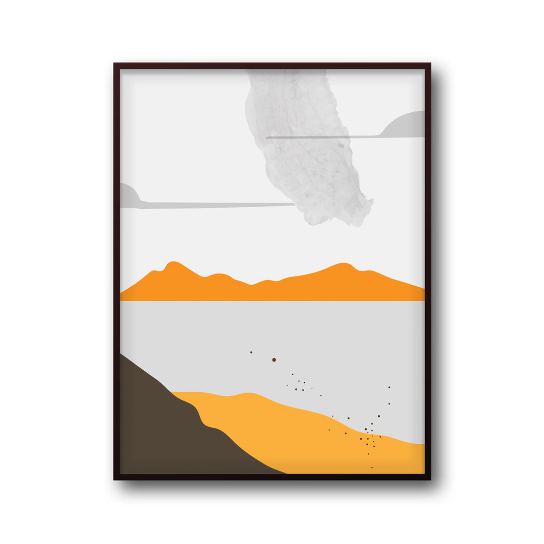 abstract-landscapes-of-gold-a  Elegant framed art print in a beautiful frame