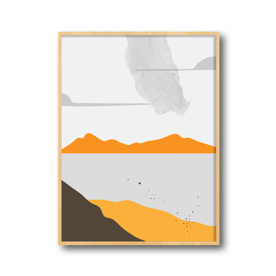 abstract-landscapes-of-gold-a  Elegant framed art print in a beautiful frame