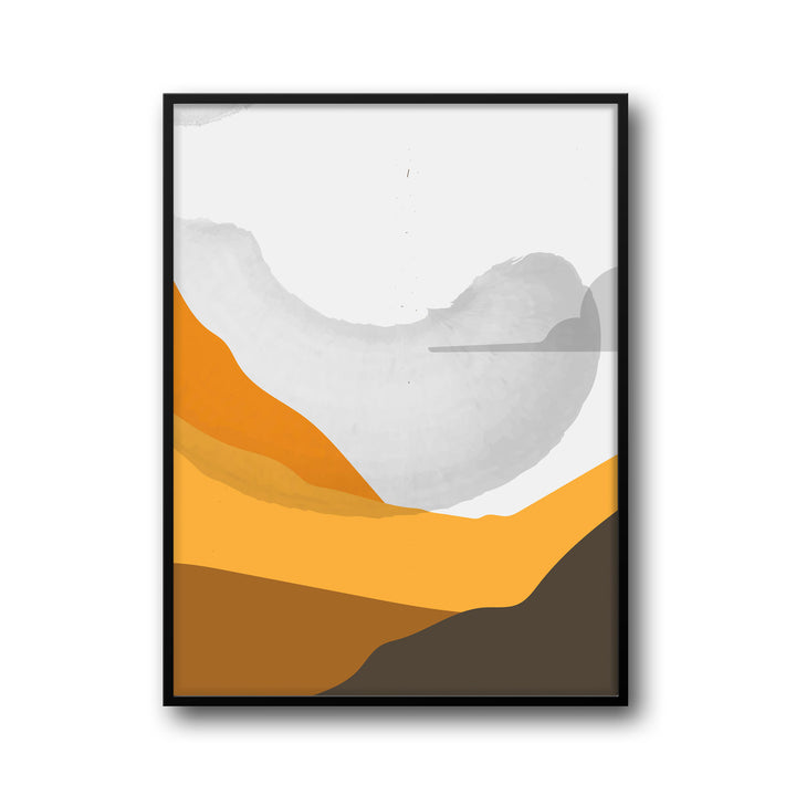 abstract-landscapes-of-gold-b  Elegant framed art print in a beautiful frame