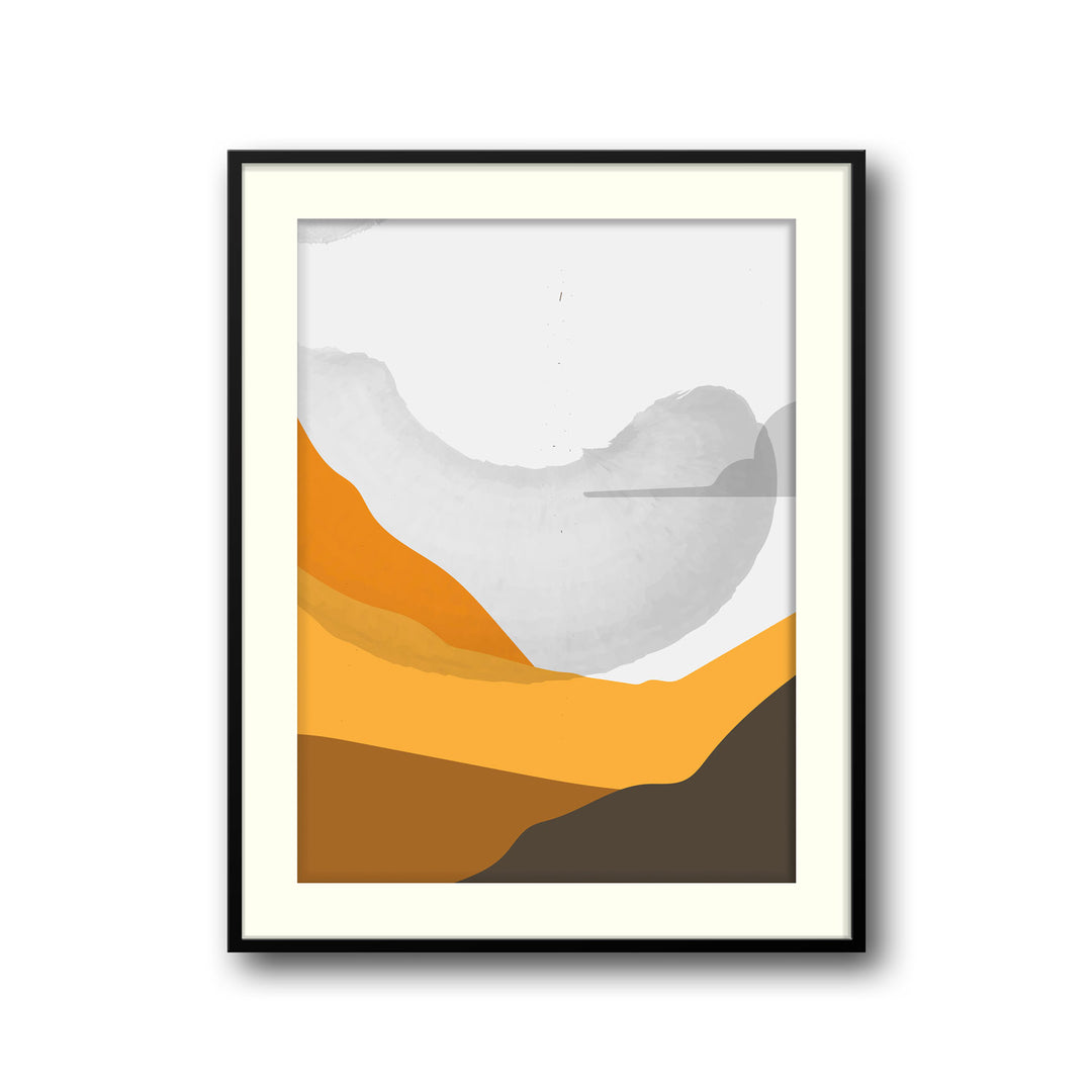 abstract-landscapes-of-gold-b  Elegant framed art print in a beautiful frame