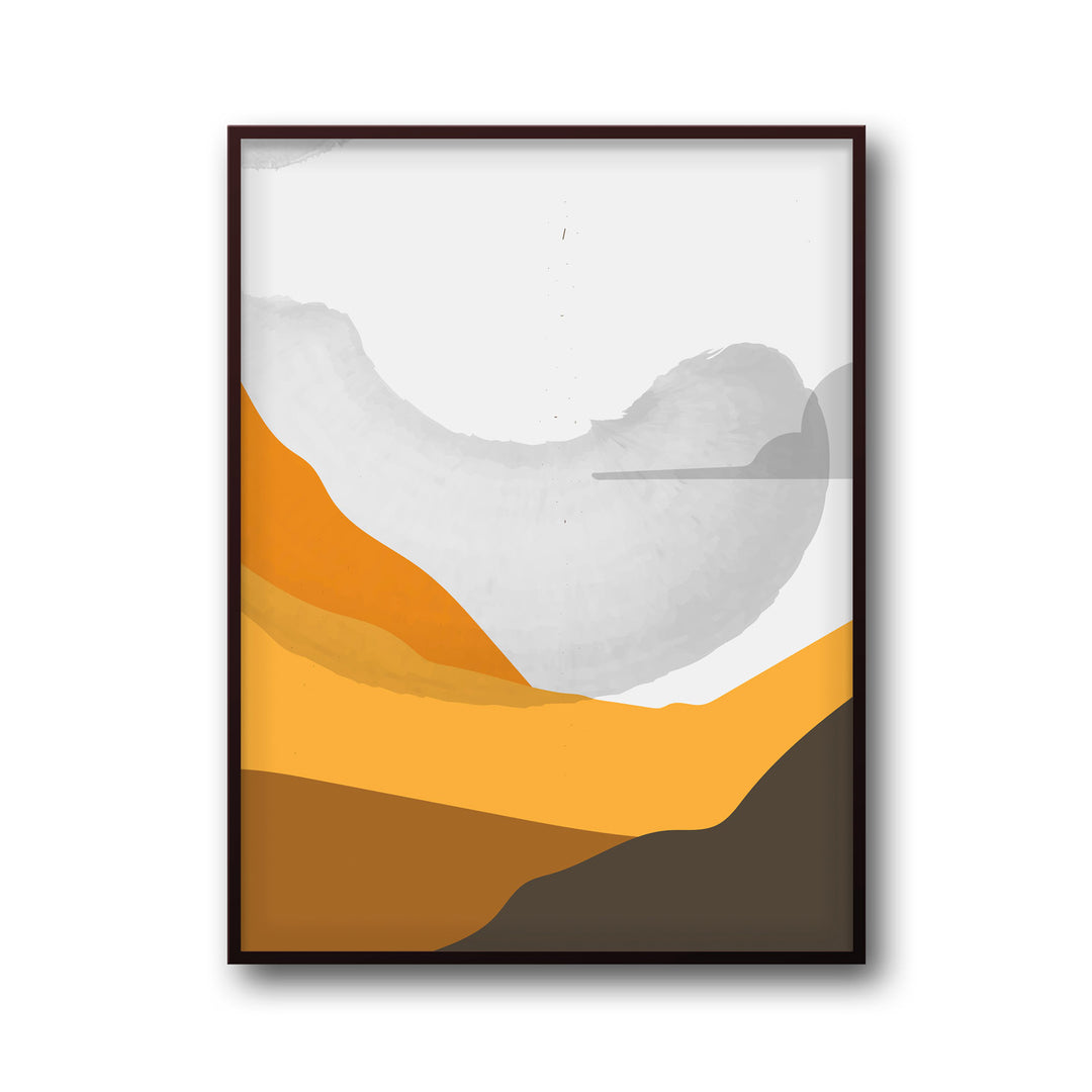 abstract-landscapes-of-gold-b  Elegant framed art print in a beautiful frame