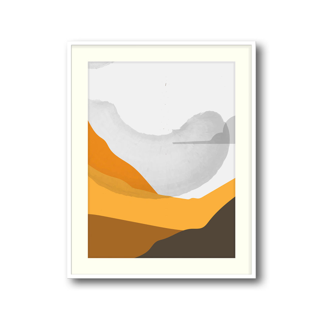 abstract-landscapes-of-gold-b  Elegant framed art print in a beautiful frame