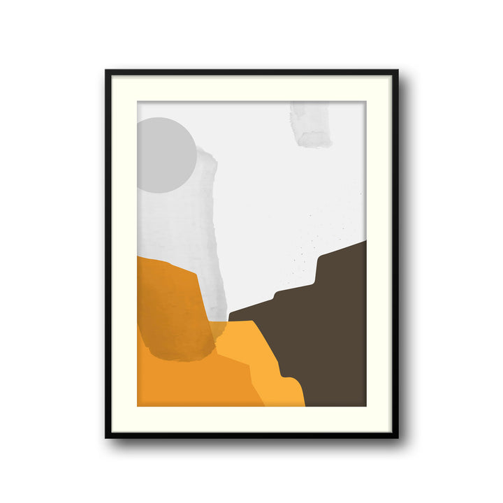 abstract-landscapes-of-gold-c  Elegant framed art print in a beautiful frame