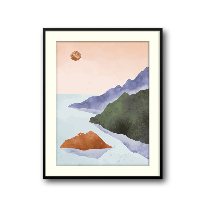 meadow-serenity-a  Elegant framed art print in a beautiful frame