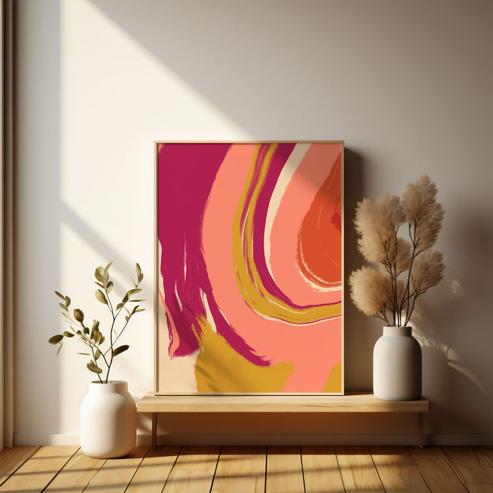 contemporary-sunshine-serenade-b  Elegant framed art print in a beautiful frame