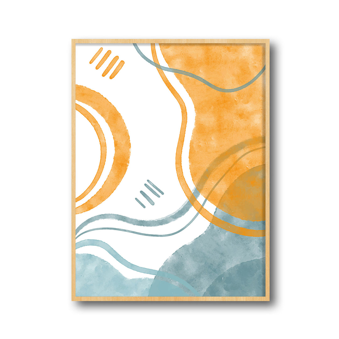 sunlit-oasis-a  Elegant framed art print in a beautiful frame