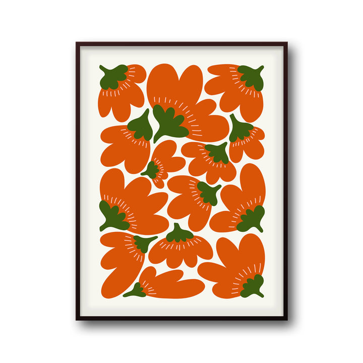 sunlit-botanic-blooms-b  Elegant framed art print in a beautiful frame