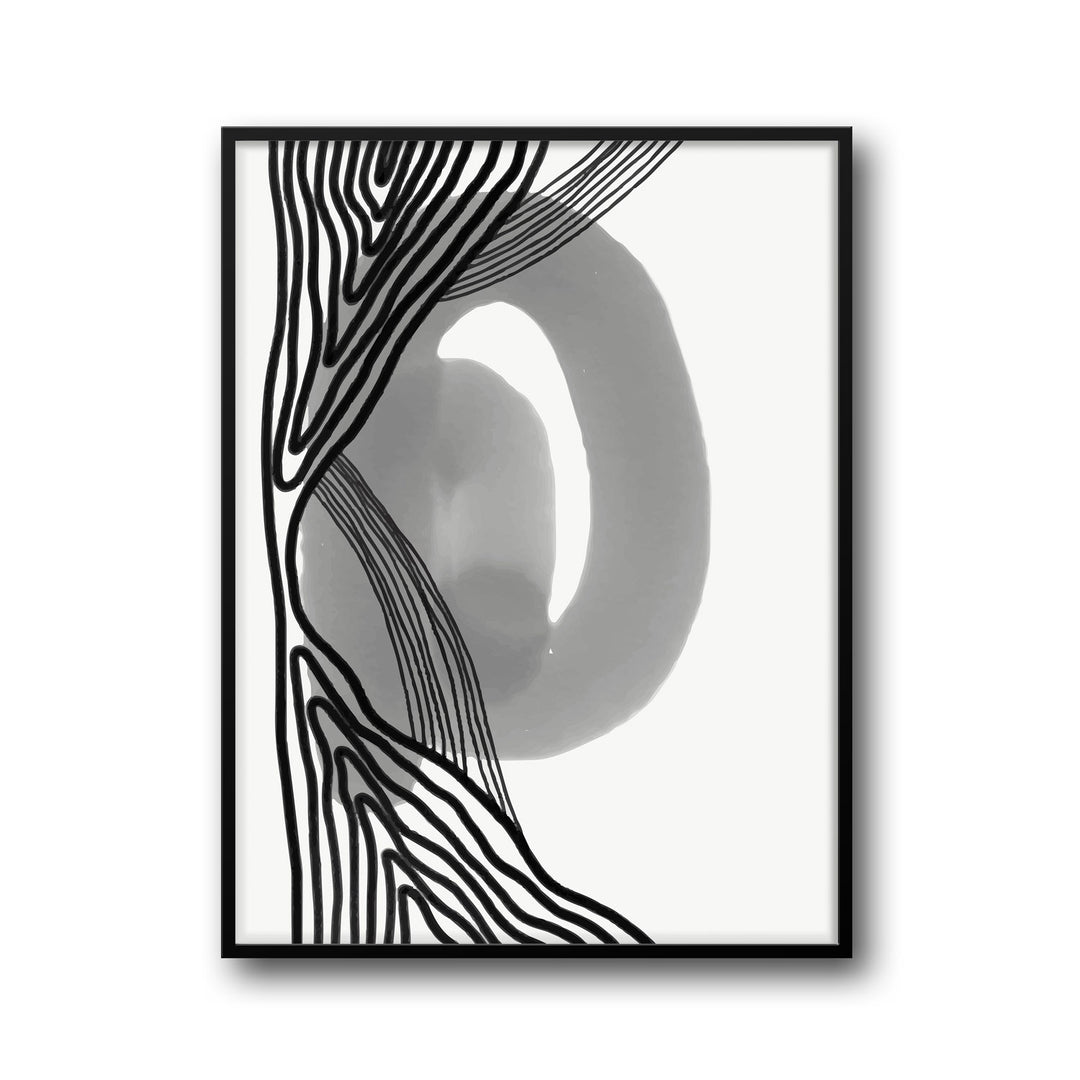 kaleido-a  Elegant framed art print in a beautiful frame