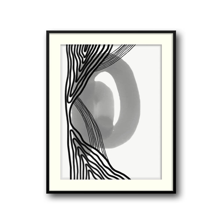 kaleido-a  Elegant framed art print in a beautiful frame