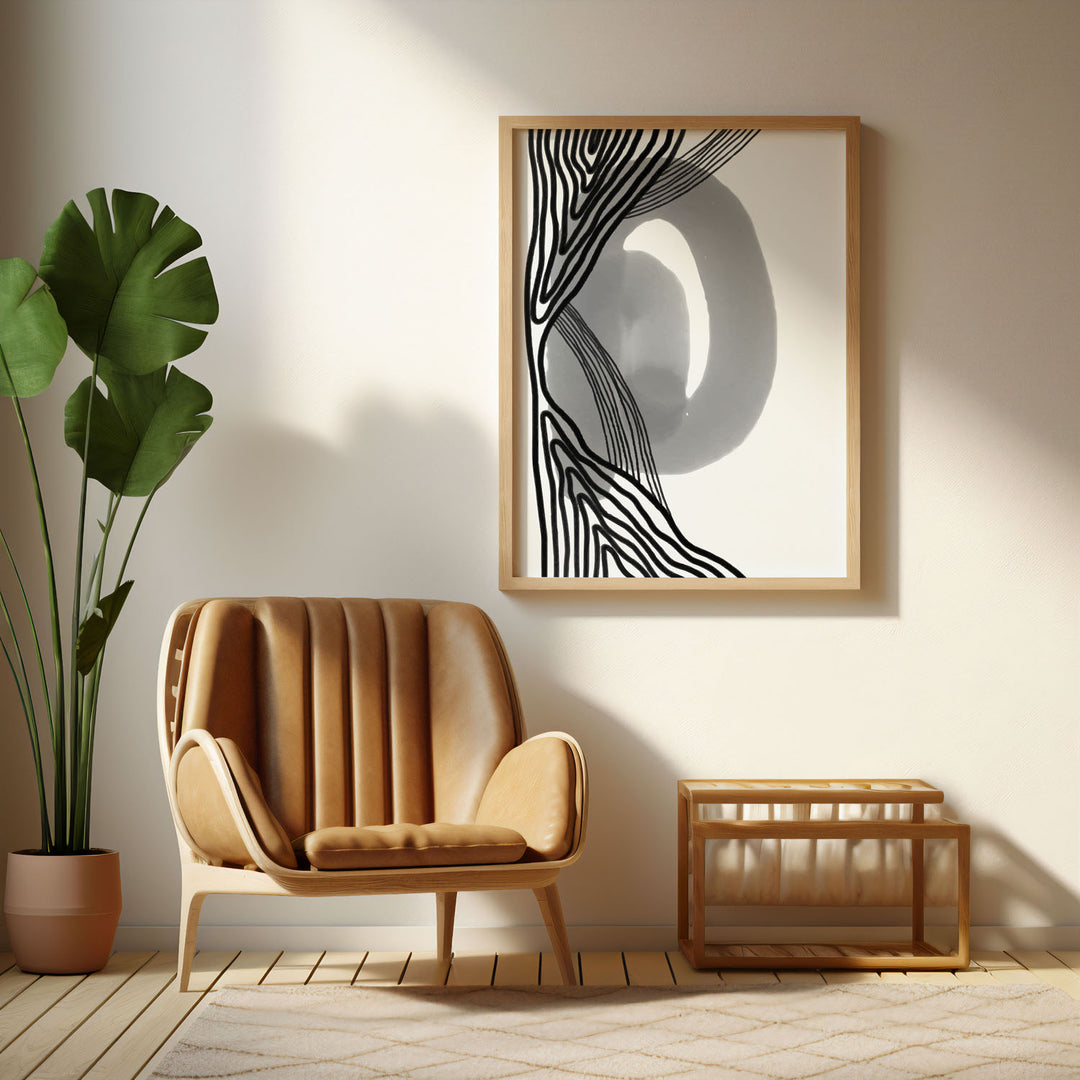 kaleido-a  Elegant framed art print in a beautiful frame