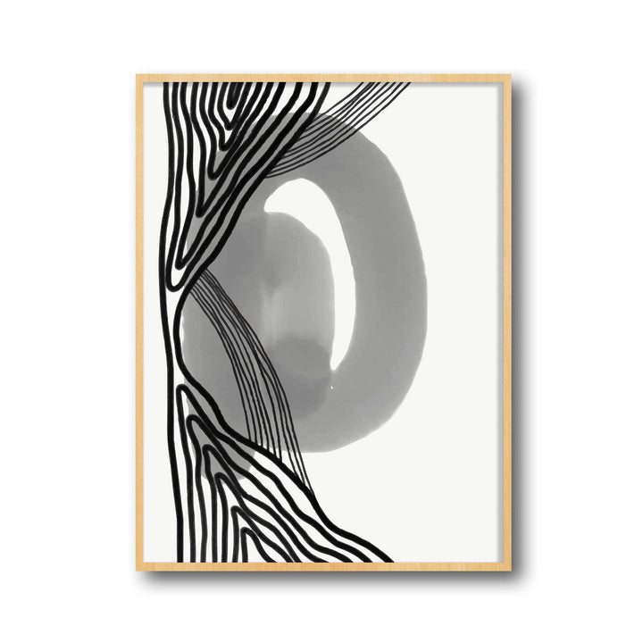 kaleido-a  Elegant framed art print in a beautiful frame