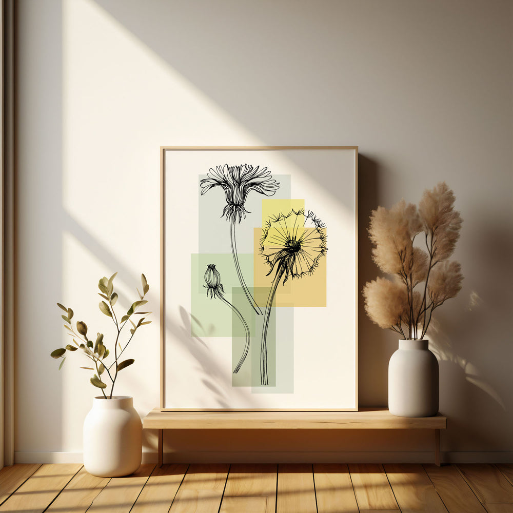 botanic-bloom-c High-quality framed print at Raremango