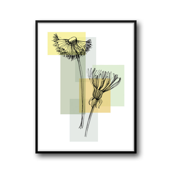 botanic-bloom-b High-quality framed print at Raremango