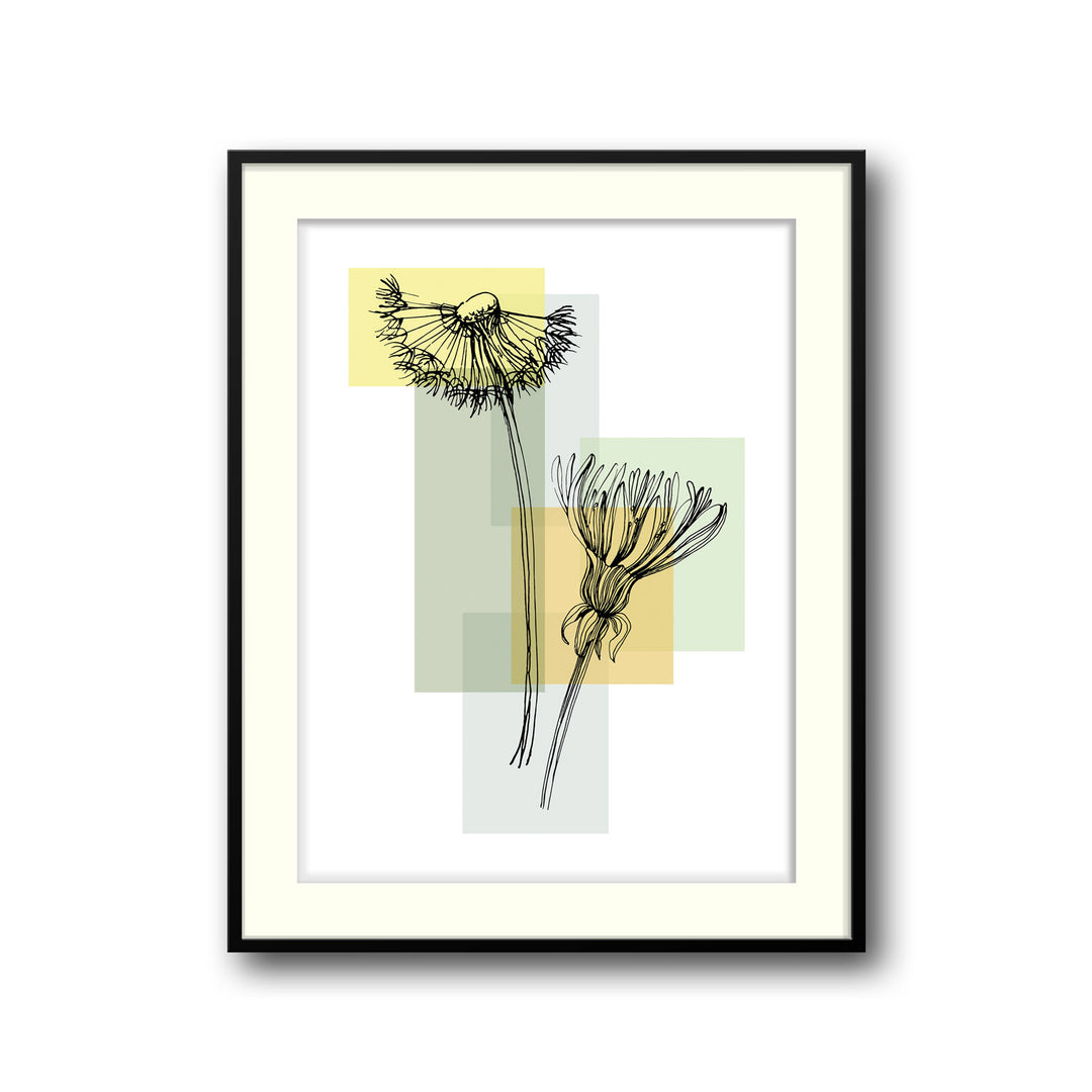 botanic-bloom-b High-quality framed print at Raremango