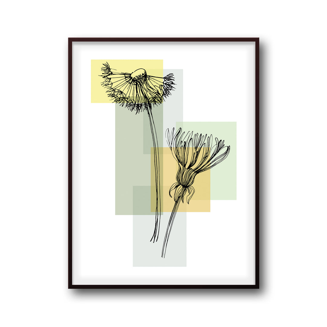 botanic-bloom-b High-quality framed print at Raremango