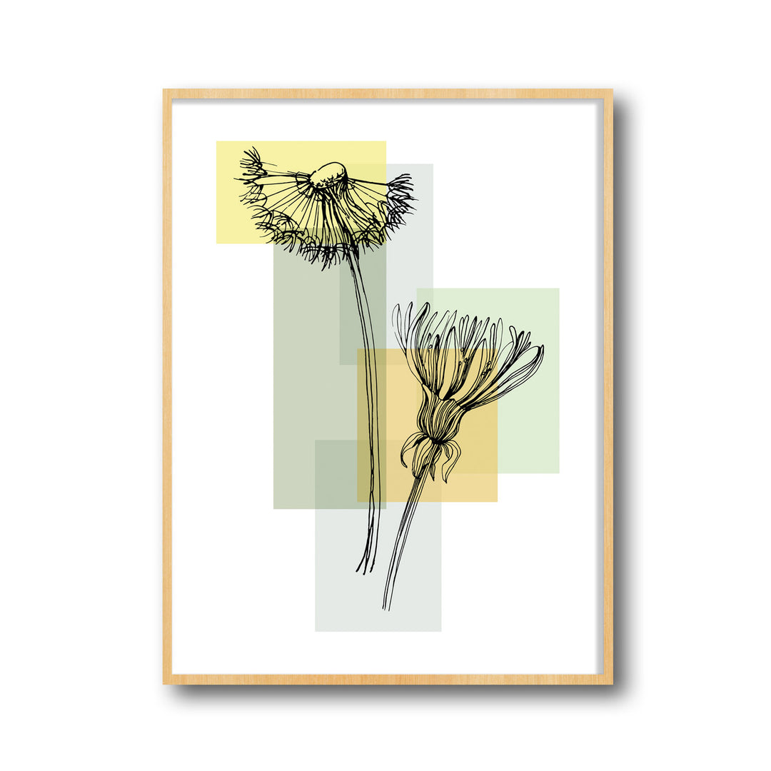 botanic-bloom-b High-quality framed print at Raremango