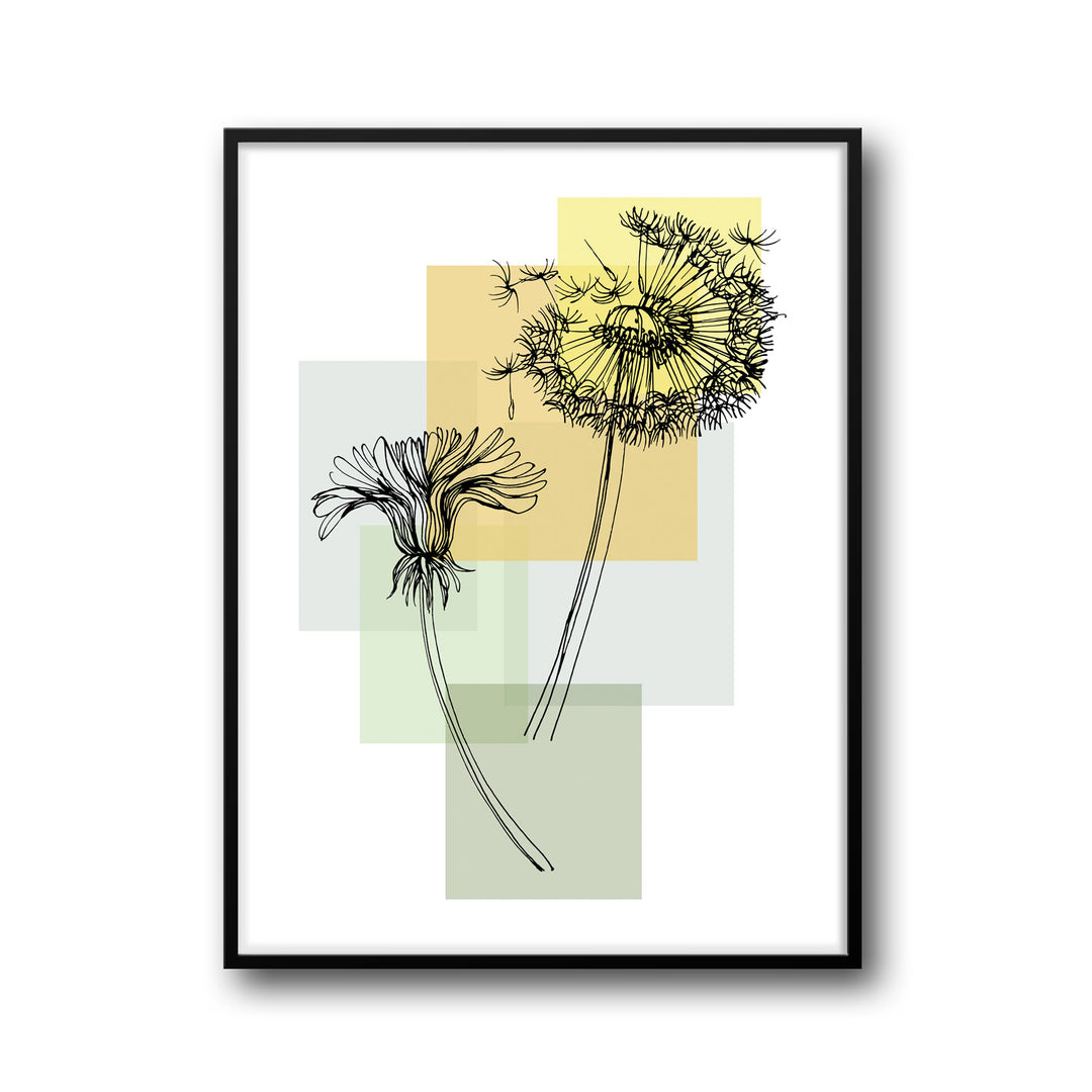 botanic-bloom-a High-quality framed print at Raremango