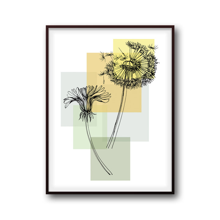 botanic-bloom-a High-quality framed print at Raremango