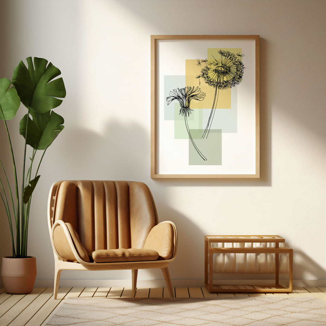 botanic-bloom-a High-quality framed print at Raremango