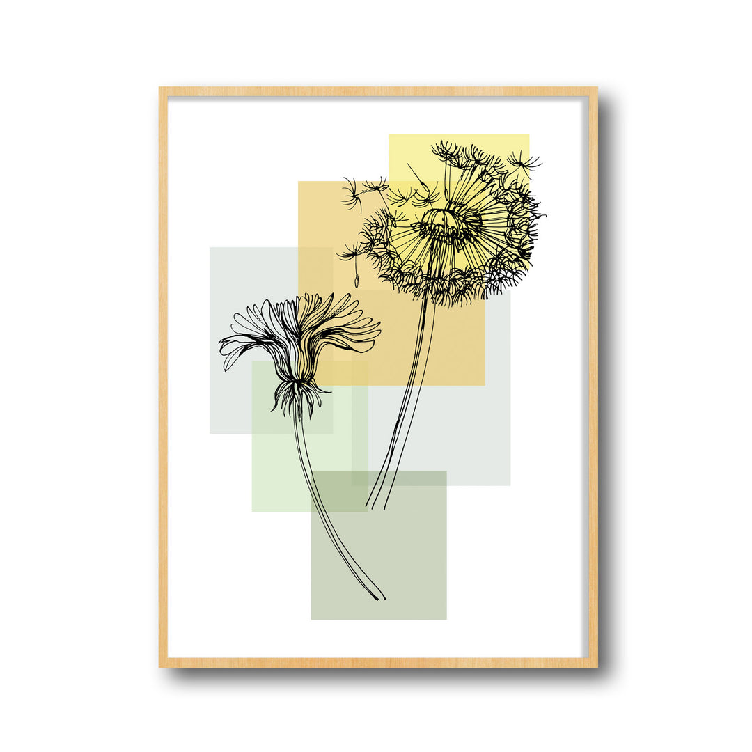 botanic-bloom-a High-quality framed print at Raremango