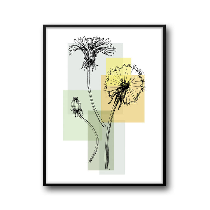 botanic-bloom-c High-quality framed print at Raremango