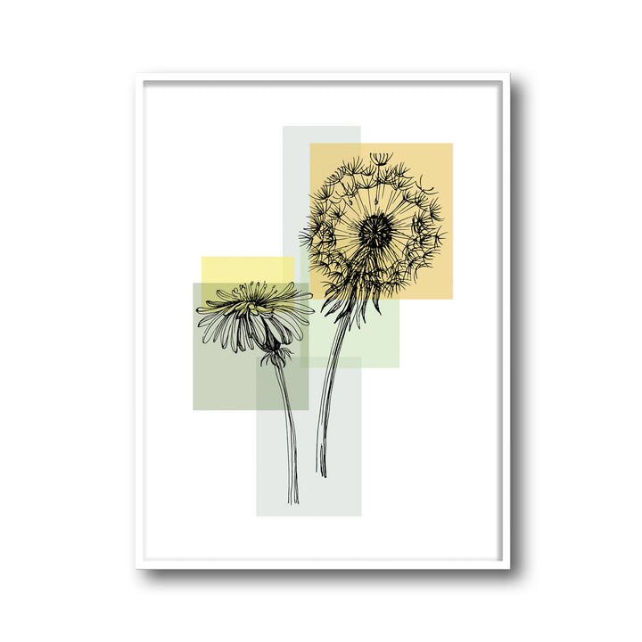 botanic-bloom-d High-quality framed print at Raremango